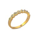 ANILLO ROMANIC ORO TRENZADO