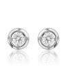 PENDIENTES MINIMAL CHATON CIRCONITAS