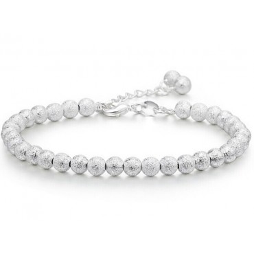 PULSERA PLATA BOLAS