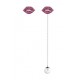 PENDIENTES KISS ME Y PERLA