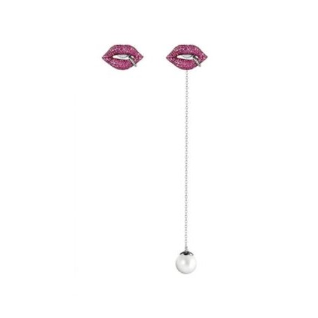 PENDIENTES KISS ME Y PERLA